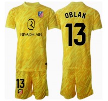 Atletico Madrid Jan Oblak #13 Bramkarskie Koszulka Trzecia dzieci 2024-25 Krótki Rękaw (+ krótkie spodenki)